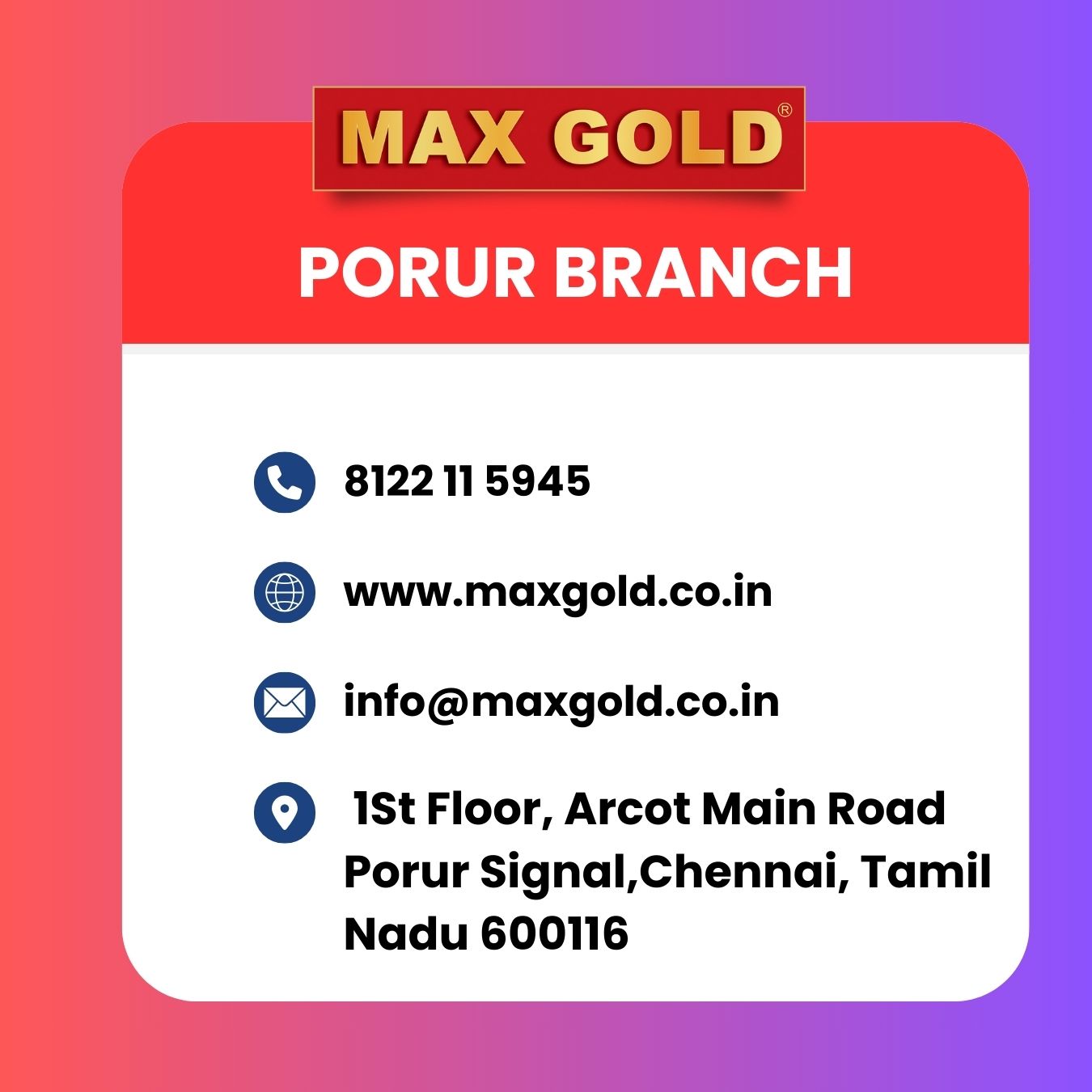 Max Gold Porur